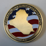 Counter Terrorism Division Federal Bureau of Investigation FBI IRAQ Challenge Coin