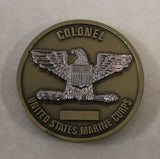 Marine Corps Colonel Col Challenge Coin