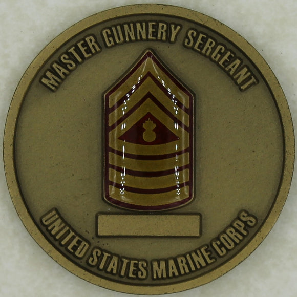 Marine Corps Master Gunnery Sergeant Challenge Coin