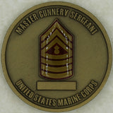 Marine Corps Master Gunnery Sergeant Challenge Coin