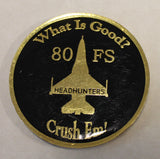 80th Fighter Squadron F-16 Falcon Commander Juvat Lead Kunsan Korea Air Force Challenge Coin