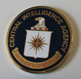 Central Intelligence Agency CIA Threat Management Unit Investigate Interrogate Communicate Challenge Coin