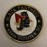 494th Fighter Sq Black Panthers F-15 Eagles ONW Air Force Challenge Coin