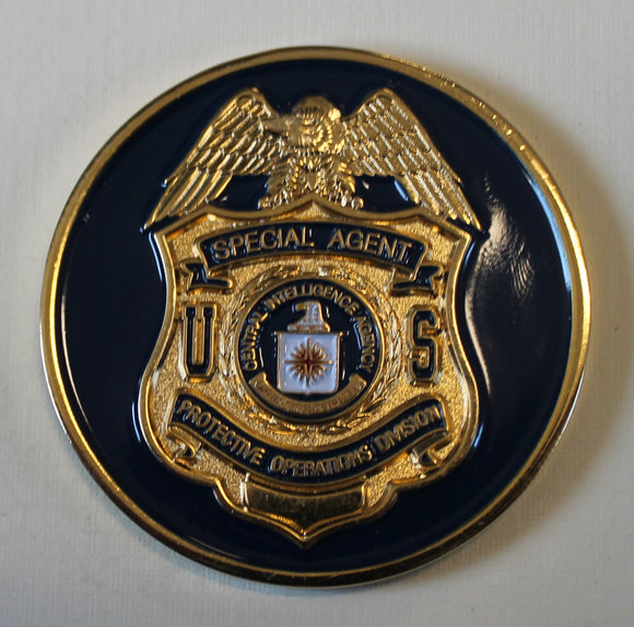 Central Intelligence Agency CIA Special Agent Director's Protective Saff Challenge Coin