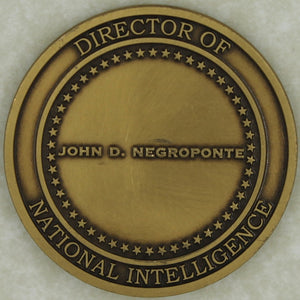 Director of National Intelligence DNI John Negroponte 1st DNI Challenge Coin