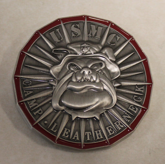 Camp Leatherneck Afghanistan Operation ENDURING FREEDOM Marine Challenge Coin