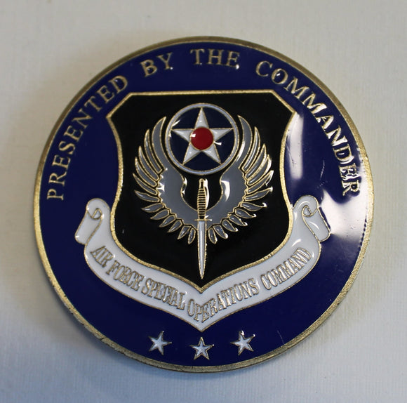 Commander, Air Force Special Operations Command Challenge Coin