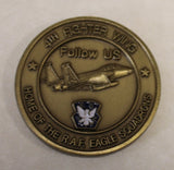 4th Fighter Wing Seymour Johnson AFB, NC F-15 Aircraft Air Force Challenge Coin