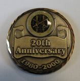 Joint Special Operation Command JSOC 20th Anniversary 1980-2000 SMU Tier-1 Forces Challenge Coin