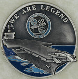 USS Enterprise CVN-65 Big E Challenge Coin