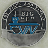 USS Enterprise CVN-65 Big E Challenge Coin