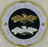 Seabee/CB Warfare Can Do Navy Challenge Coin