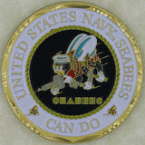 Seabee/CB Warfare Can Do Navy Challenge Coin
