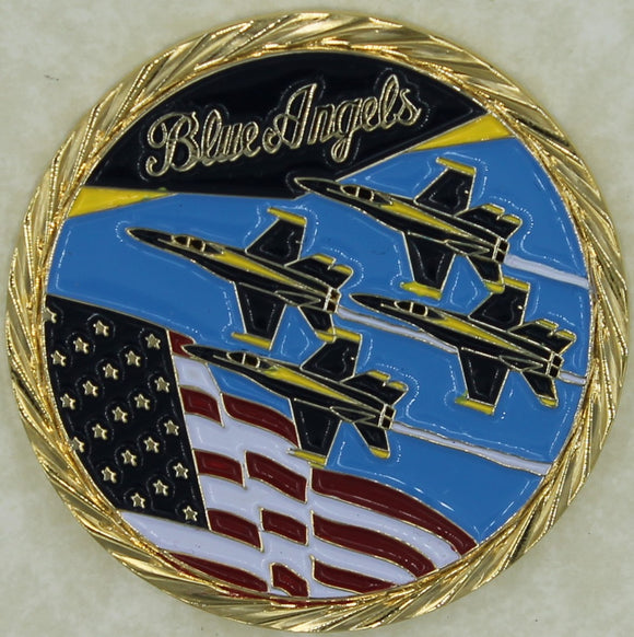 Blue Angels The Sky Is Not The Limit Navy Challenge Coin