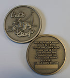 CABLE DAWG BY GOD Communications / Comm E&I Air Force Challenge Coin