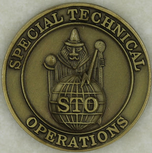Special Technical Operations STO Intelligence Military Challenge Coin