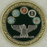 Commander Joint Detention JTF-GITMO Guantanamo Bay Military Challenge Coin