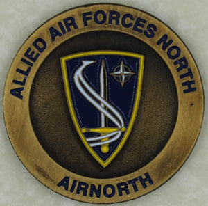 NATO Allied Air Forces North AIRNORTH Military Challenge Coin