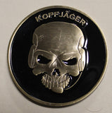 Naval Special Warfare Development Group DEVGRU SEAL Team 6 Silver Squadron KOPFJAGER Headhunters Skull Operator Tier-1 Navy Challenge Coin