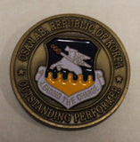 51st Fighter Wing Commander Osan Air Base Korea Air Force Challenge Coin