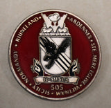 82nd Airborne 505th Parachute Infantry Regt PIR Serial #'d Army Challenge Coin