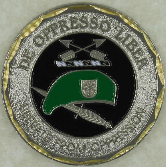 Green Beret Army Special Forces Challenge Coin