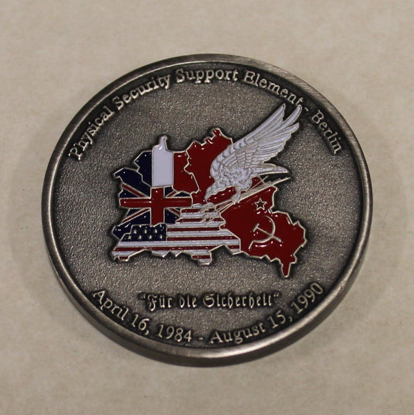 410th Special Forces Detachment Airborne Physical Security Support Element -Berlin 1984-1990 Army Challenge Coin