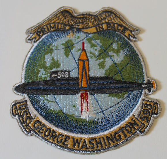 USS George Washington SSBN-598 Submarine / Sub Navy Patch