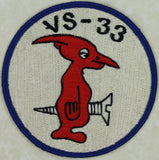 Sea Control Squadron 33 VA-33 Screw Birds Anti-Sub Vietnam Era Patch