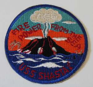 USS Shasta AE6 Lassen-class ammunition ship Navy Patch