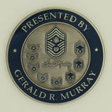 Gerald R. Murray Chief Master Sergeant of the Air Force Challenge Coin / CMSgt