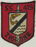 USS Tigrone SS-419 Submarine/Sub 1940s Patch