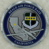 9th Reconnaissance Wing U2/Global Hawk MC-12 Spy Aircraft Air Force Challenge Coin