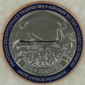 108th Attack Squadron Air Force Challenge Coin
