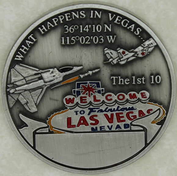 Nellis Air Force Base Las Vegas Red Flag Air Force Challenge Coin