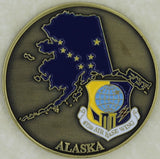 Joint Base Elmendorf-Richardson JBER Arctic Warriors AK Air Force/Army Challenge Coin