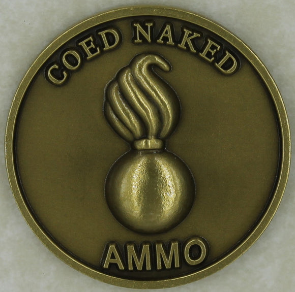 Ammo Coed Naked Comes With A Bang Air Force Challenge Coin