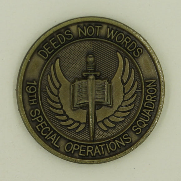 19th Special Operations Squadron Air Force Challenge Coin