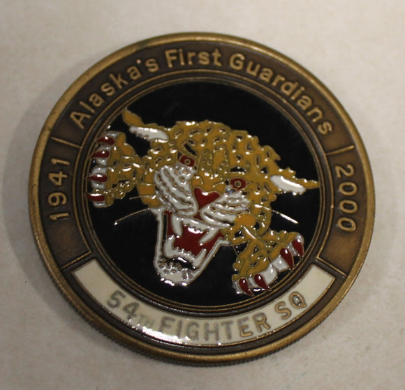 54th Fighter Squadron F-15 Eagle Elmendorf AFB Alaska Air Force Challenge Coin