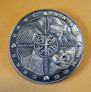 Berlin Air Safety Center BASC Americans, United Kingdom / Brits, French, & Soviet Union Challenge Coin
