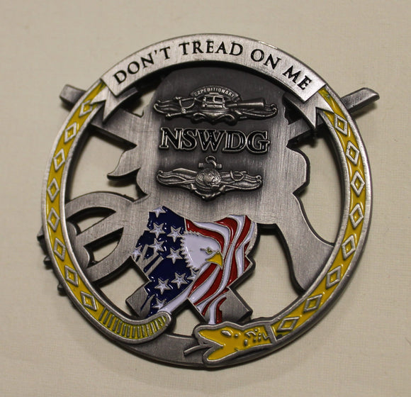 Naval Special Warfare Development Group / SEAL Team 6 DEVGRU Logistics Expeditionary Information Dominance Warfare Navy Challenge Coin