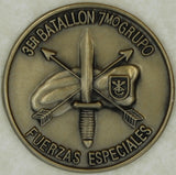 7th Special Forces Group Airborne 3rd Battalion Panama Army Challenge Coin