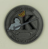 79th Rescue Squadron Pararescue/PJ Desert Knights Air Force Challenge Coin