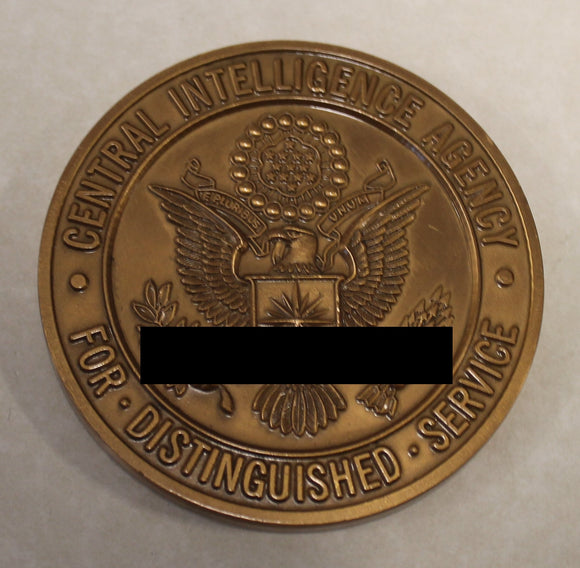 Central Intelligence Agency CIA Distinguished Intelligence Medal Medallion Challenge Coin