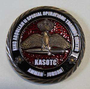King Abdullah II Special Operations Training Center KASOTC Jordan Challenge Coin