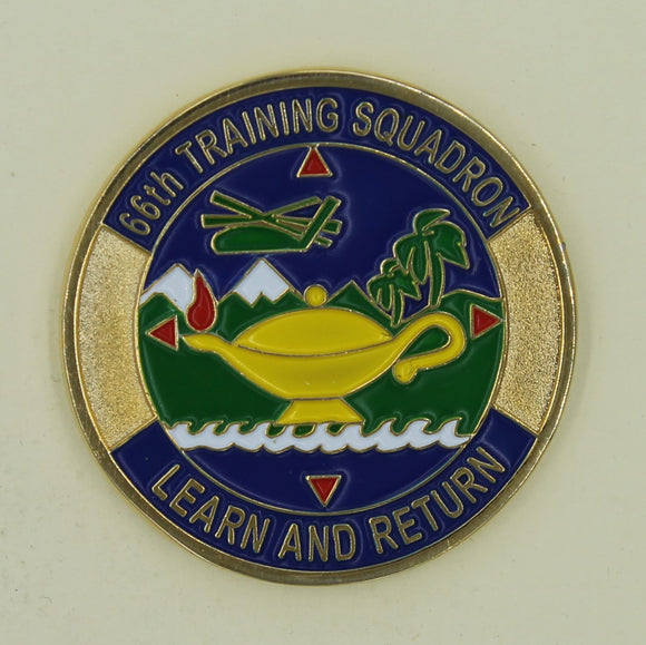 66th Training Sq Survival Evasion Resistance & Escape Water Survival Challenge Coin