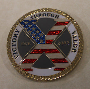 SEAL Team 10 / Ten Patriotic  Est. 2002 Navy Challenge Coin