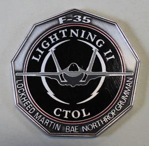 F-35 Lightening II NATO Nations International 5th Generation Fighter Challenge Coin