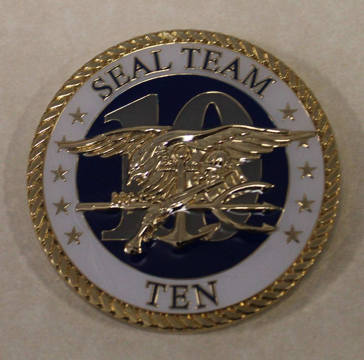 SEAL Team 10 / Ten Patriotic Est. 2002 Navy Challenge Coin – Rolyat ...