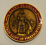 Fire Rescue / Fallujah Fire Department Operation IRAQI FREEDOM Marine St Florian Challenge Coin